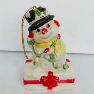 Vintage Snowman Ornament